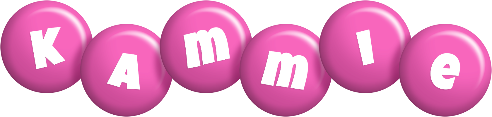 Kammie candy-pink logo