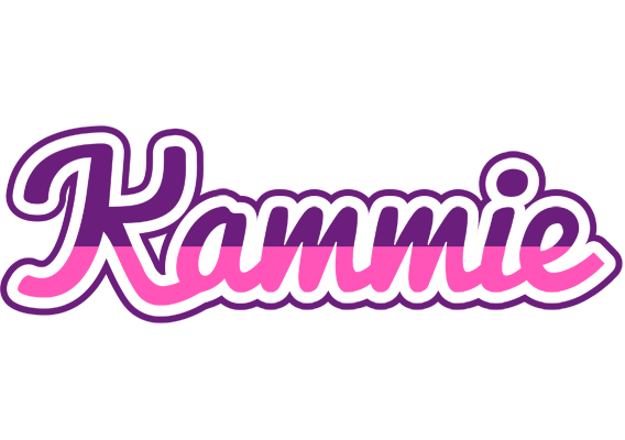 Kammie cheerful logo