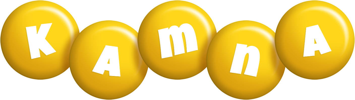 Kamna candy-yellow logo