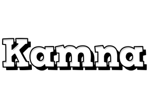 Kamna snowing logo