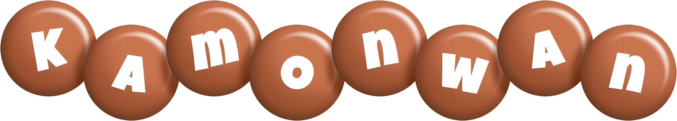 Kamonwan candy-brown logo