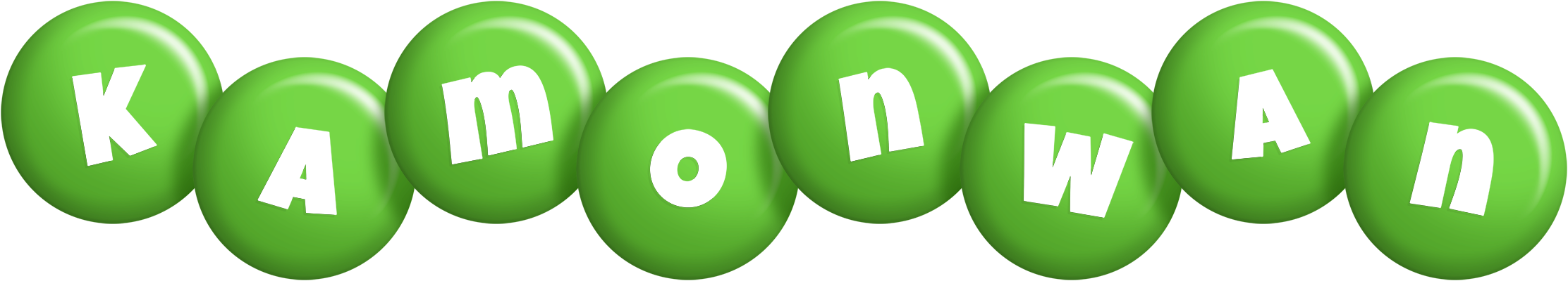 Kamonwan candy-green logo