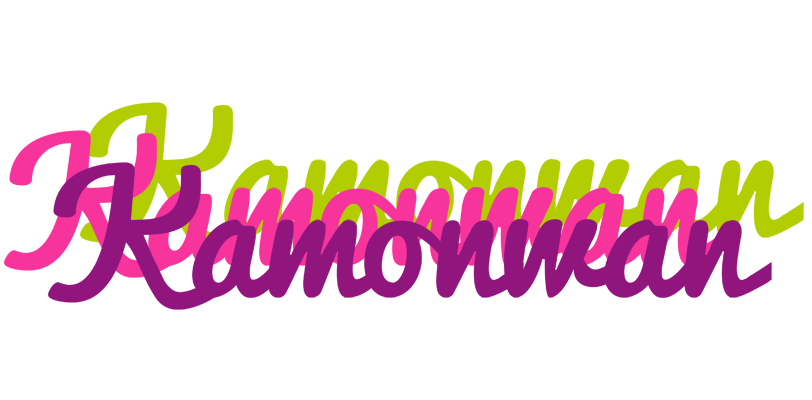 Kamonwan flowers logo
