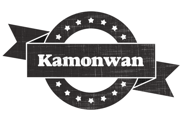 Kamonwan grunge logo