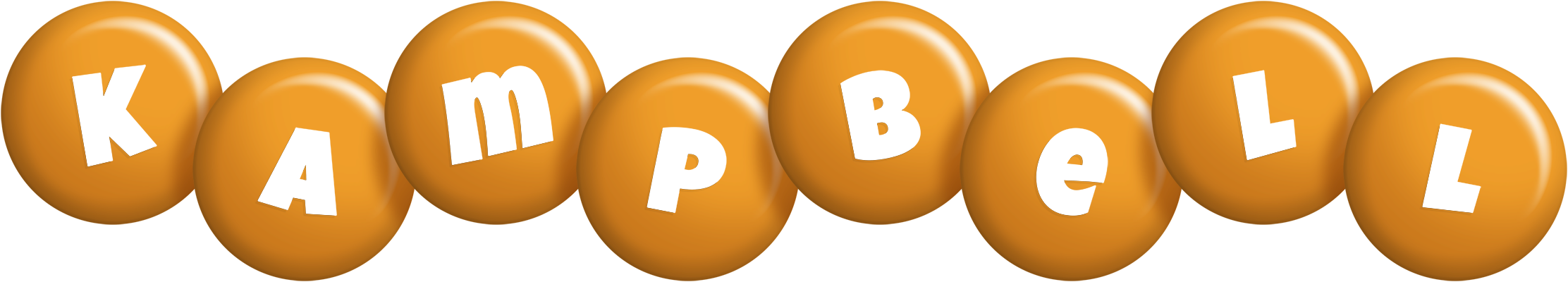 Kampbell candy-orange logo