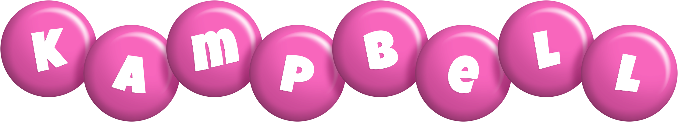 Kampbell candy-pink logo