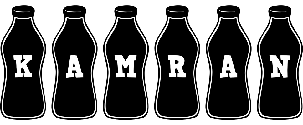 Kamran bottle logo