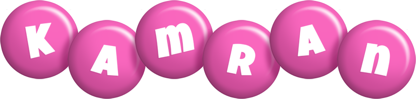 Kamran candy-pink logo