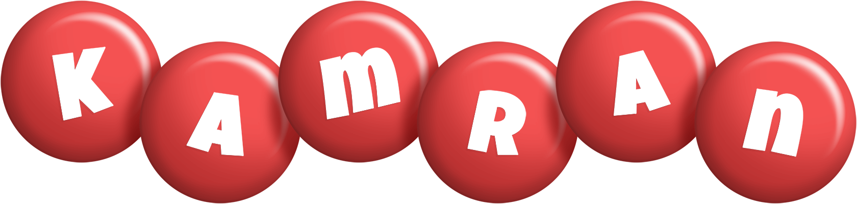 Kamran candy-red logo