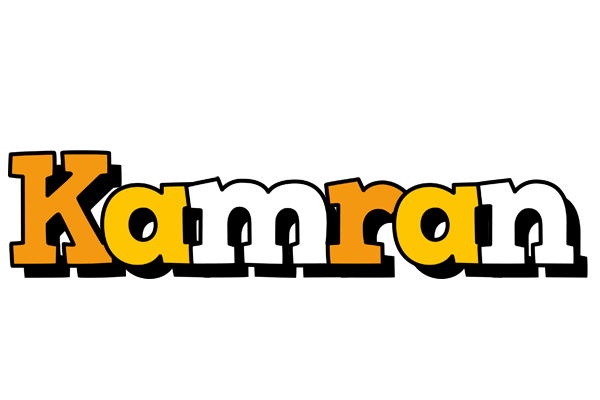 Kamran cartoon logo