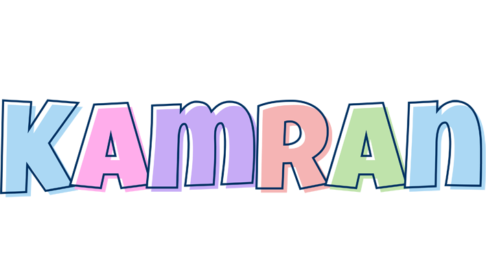 Kamran pastel logo