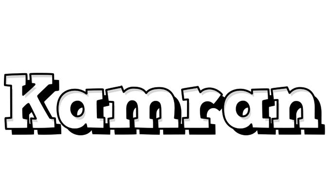 Kamran snowing logo