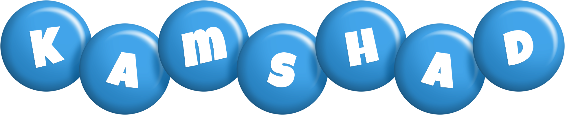 Kamshad candy-blue logo