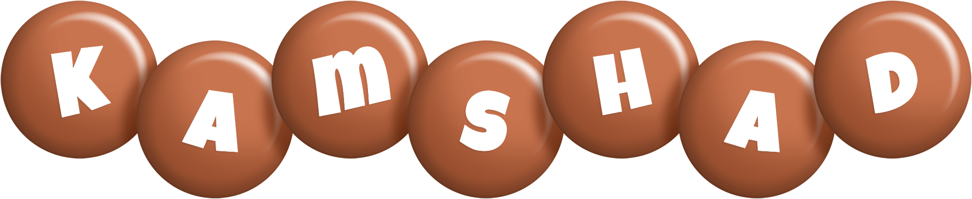 Kamshad candy-brown logo