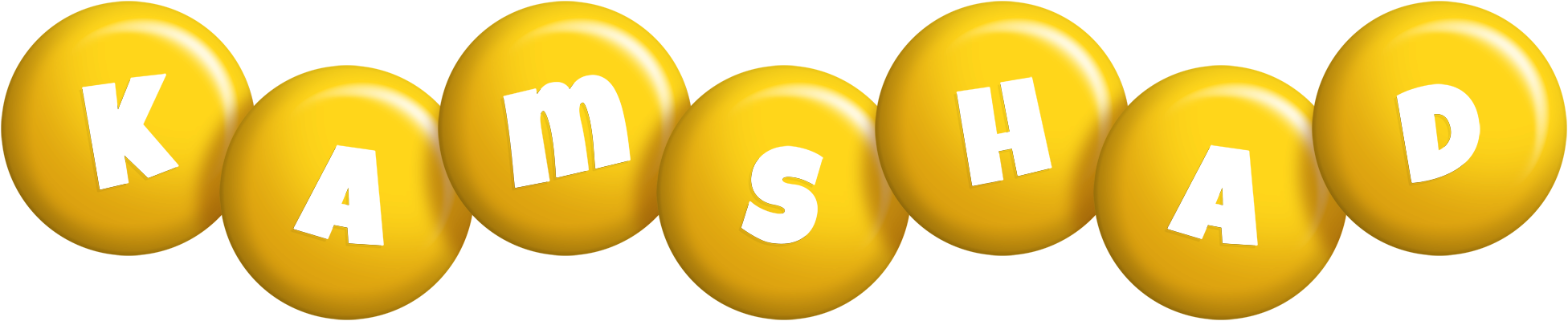 Kamshad candy-yellow logo