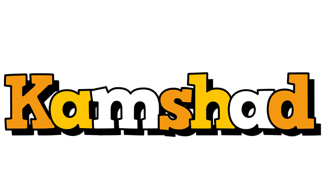 Kamshad cartoon logo