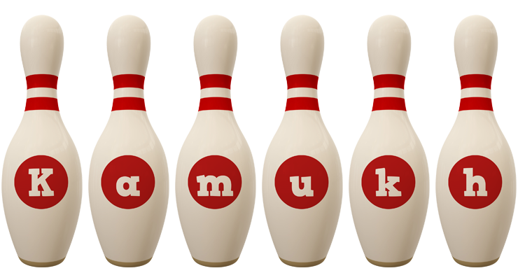 Kamukh bowling-pin logo