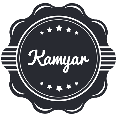 Kamyar badge logo