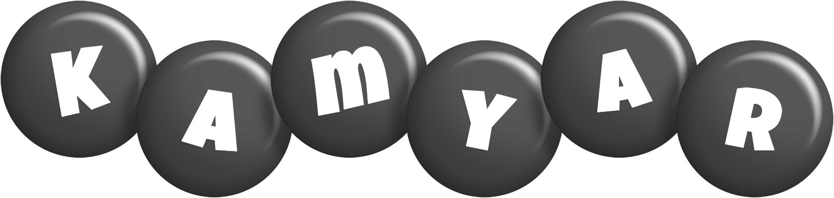 Kamyar candy-black logo