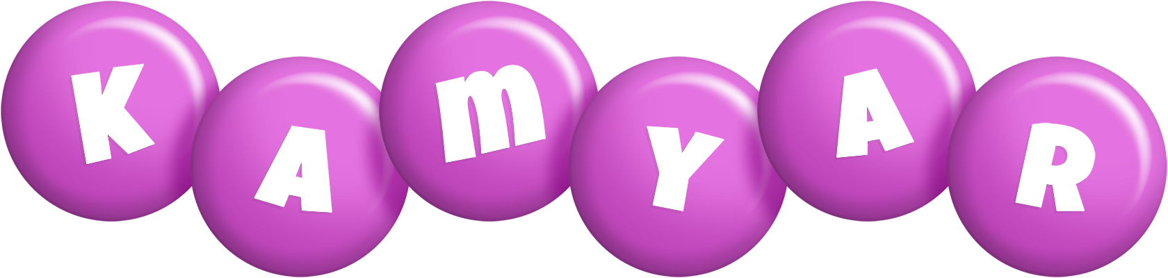 Kamyar candy-purple logo