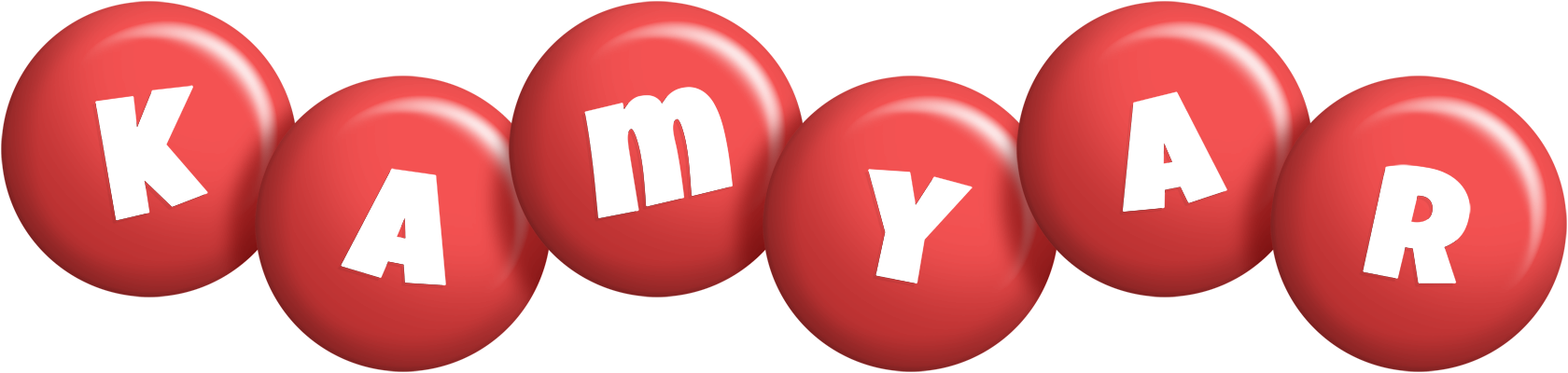 Kamyar candy-red logo
