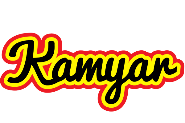 Kamyar flaming logo