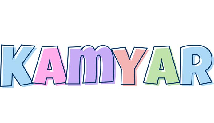 Kamyar pastel logo