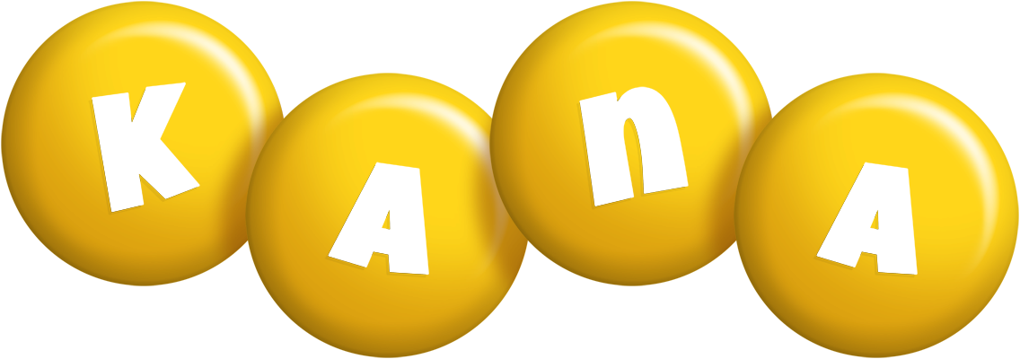 Kana candy-yellow logo