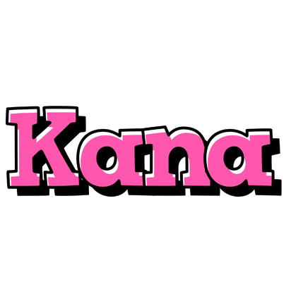 Kana girlish logo
