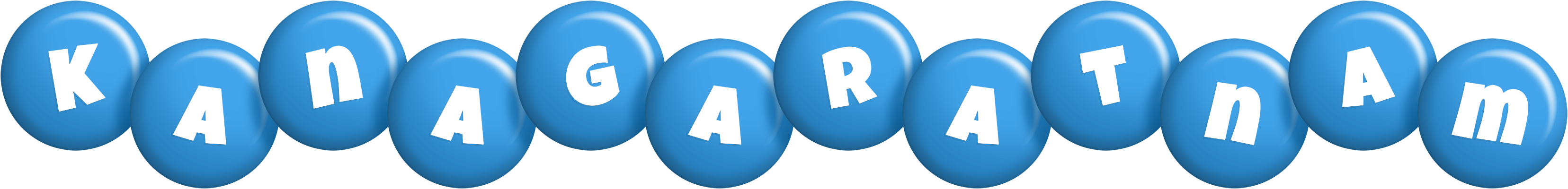 Kanagaratnam candy-blue logo