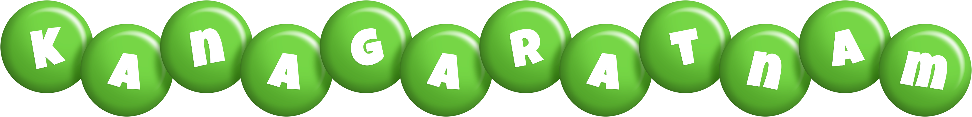 Kanagaratnam candy-green logo