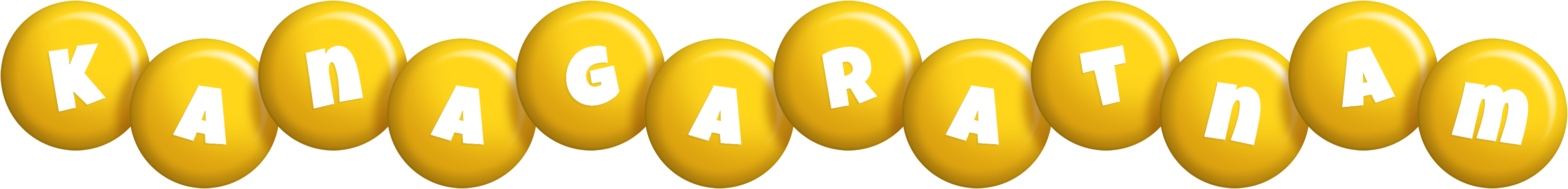 Kanagaratnam candy-yellow logo