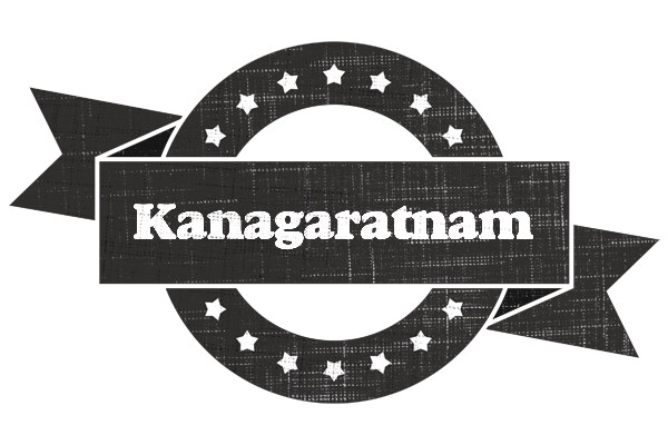 Kanagaratnam grunge logo