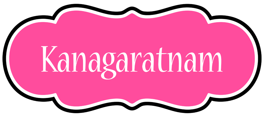Kanagaratnam invitation logo
