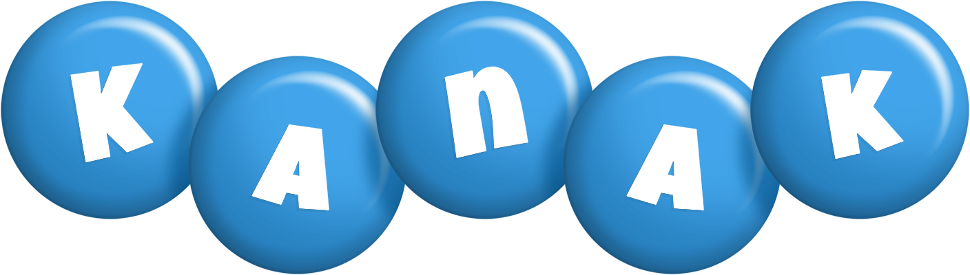 Kanak candy-blue logo