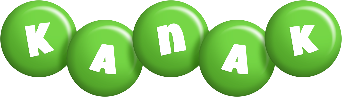 Kanak candy-green logo
