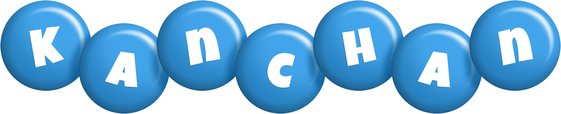 Kanchan candy-blue logo
