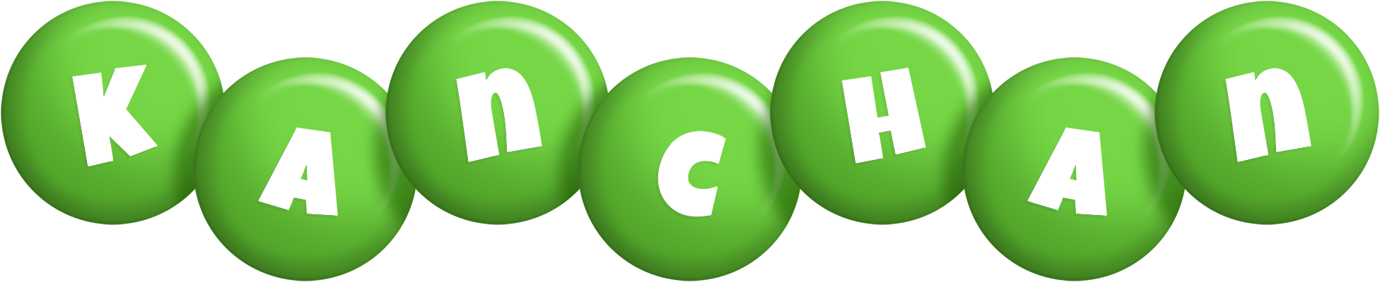 Kanchan candy-green logo