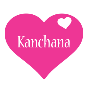 Kanchana love-heart logo