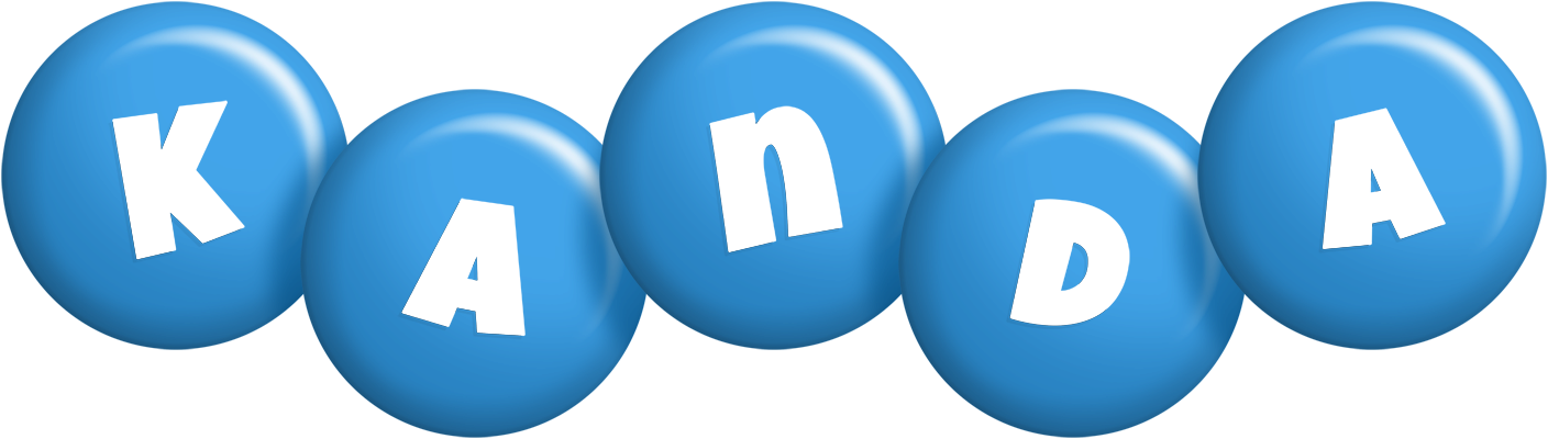 Kanda candy-blue logo
