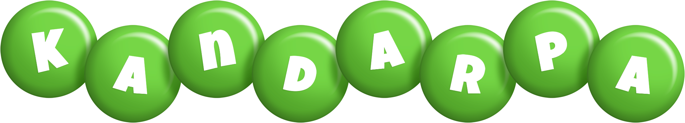 Kandarpa candy-green logo