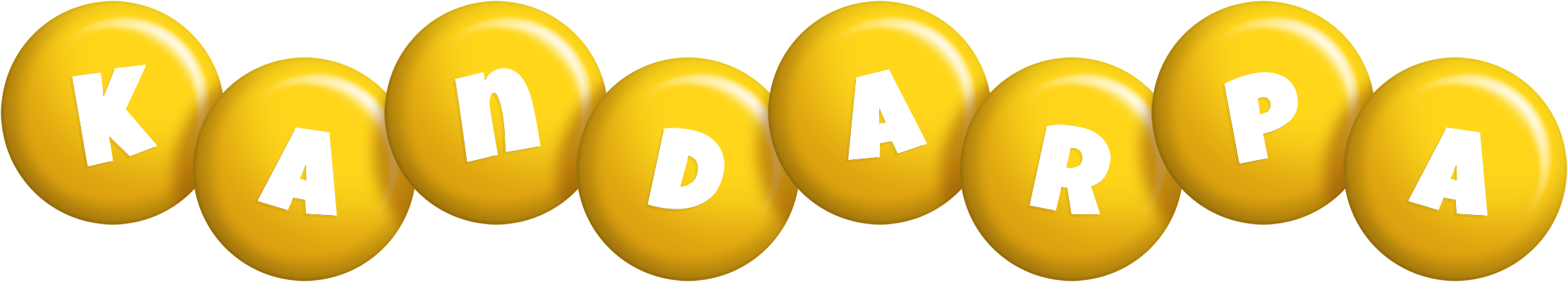 Kandarpa candy-yellow logo