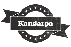 Kandarpa grunge logo