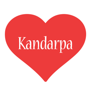 Kandarpa love logo