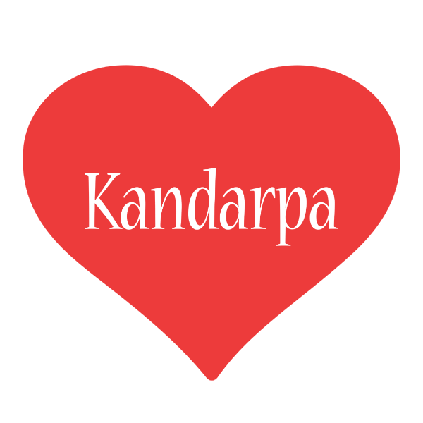 Kandarpa love logo