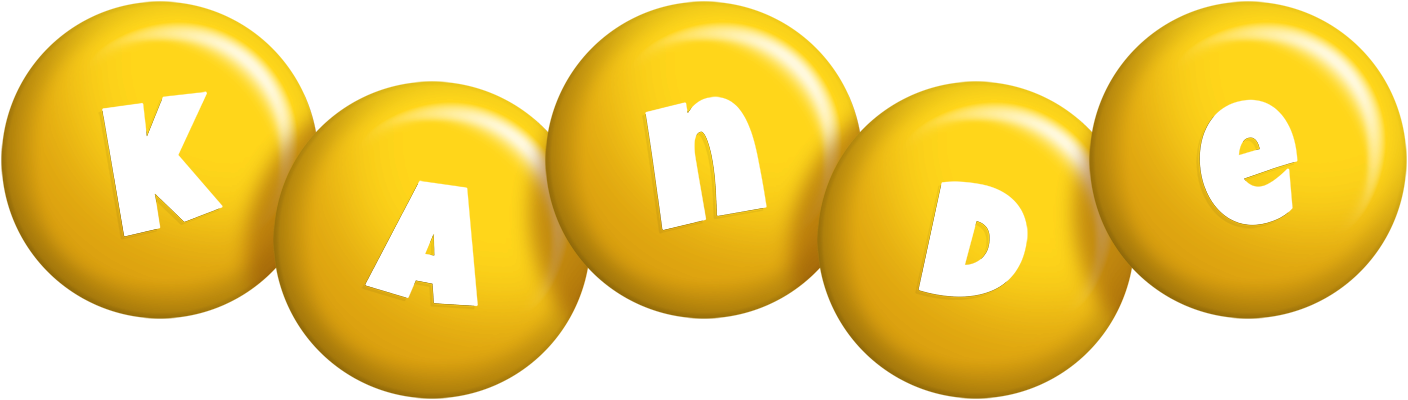 Kande candy-yellow logo