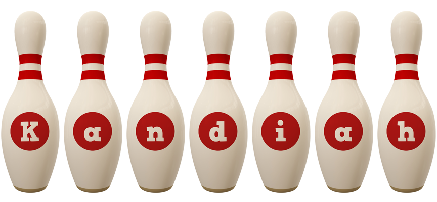 Kandiah bowling-pin logo