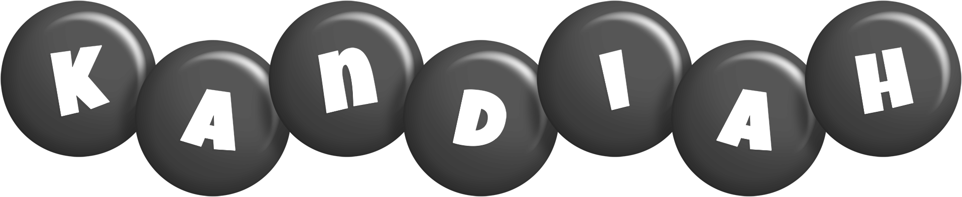 Kandiah candy-black logo