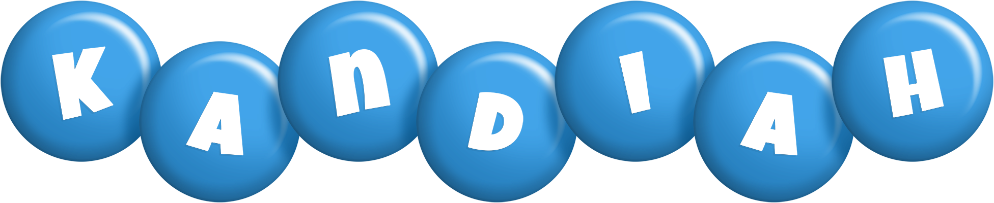 Kandiah candy-blue logo