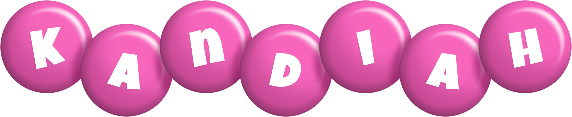 Kandiah candy-pink logo